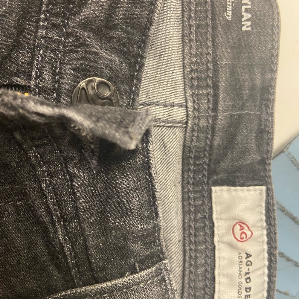 AG Goldschmeid Dylan skinny leg jeans men’s size 30, hemmed to 30" inseam - Picture 12 of 15